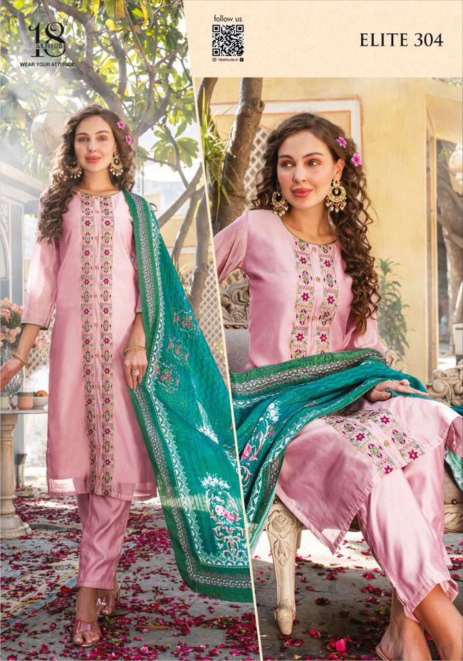 Elite Vol 3 By 18 Attitude Readymade Salwar Suits Catalog